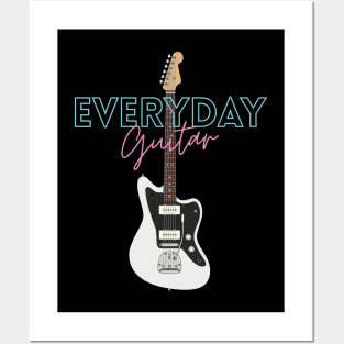 Everyday Guitar Offset Style Electric Guitar Posters and Art